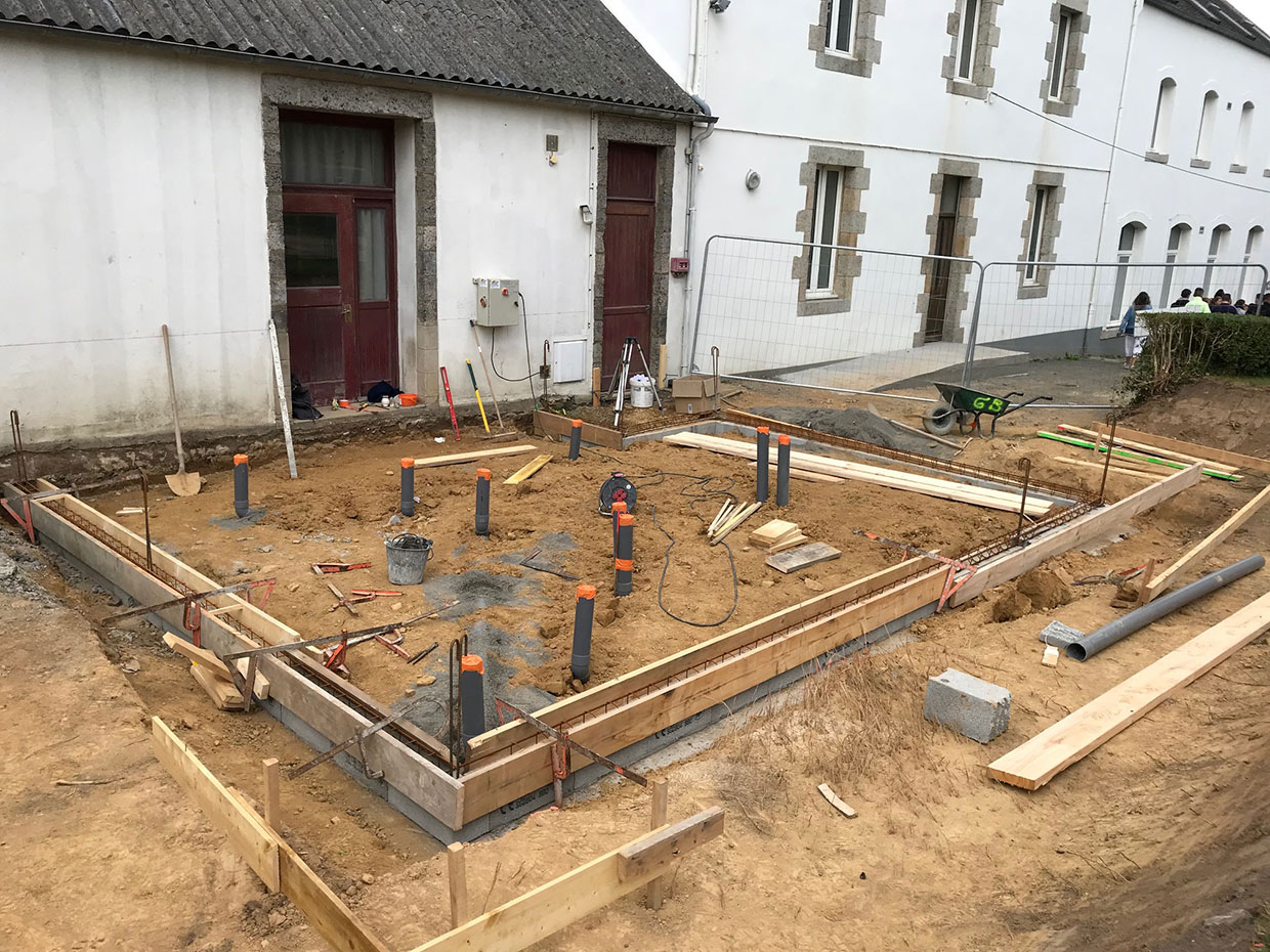 Travaux au collège Sainte Marie