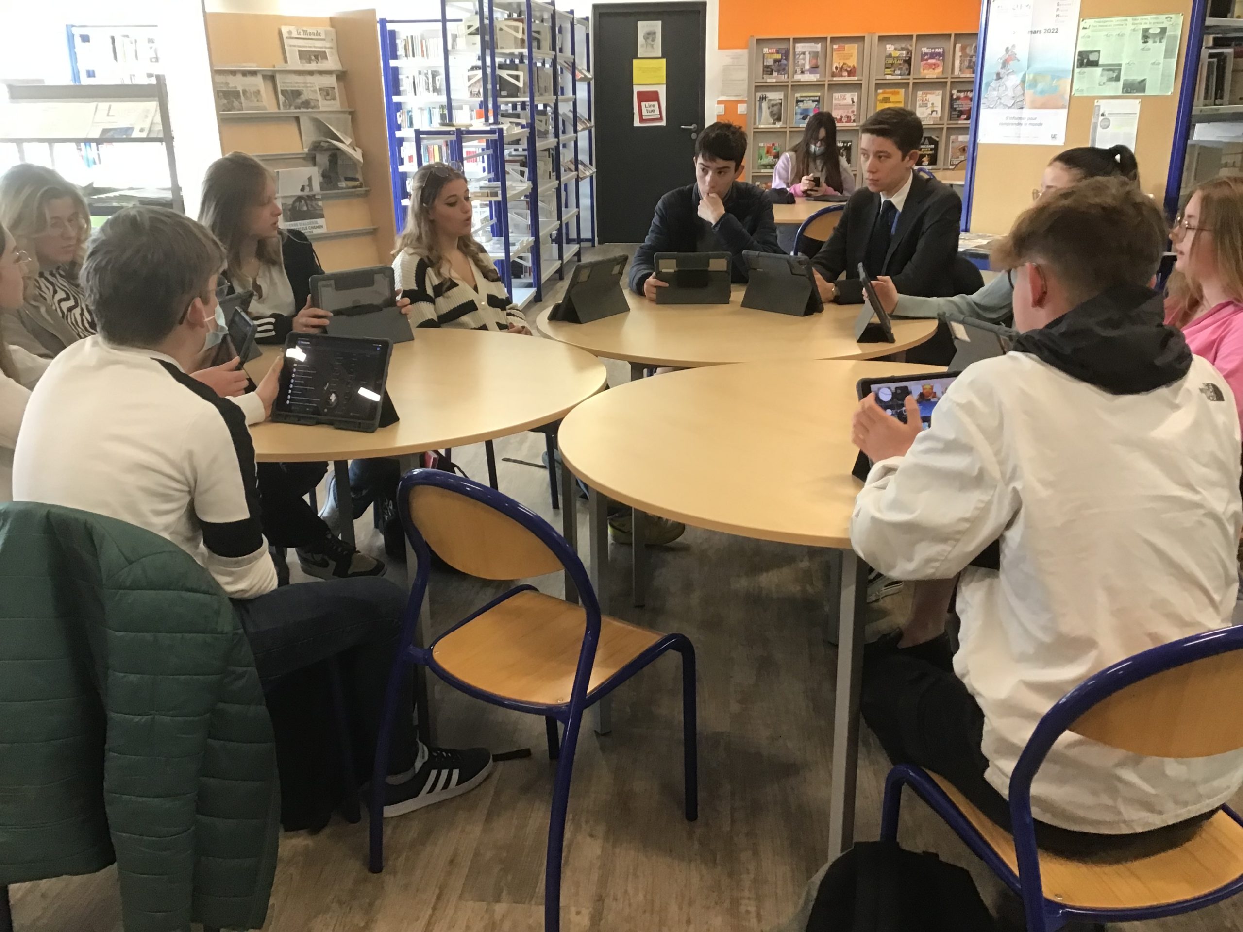 Lycée 1ère HGGSP Semaine de presse Mars 22